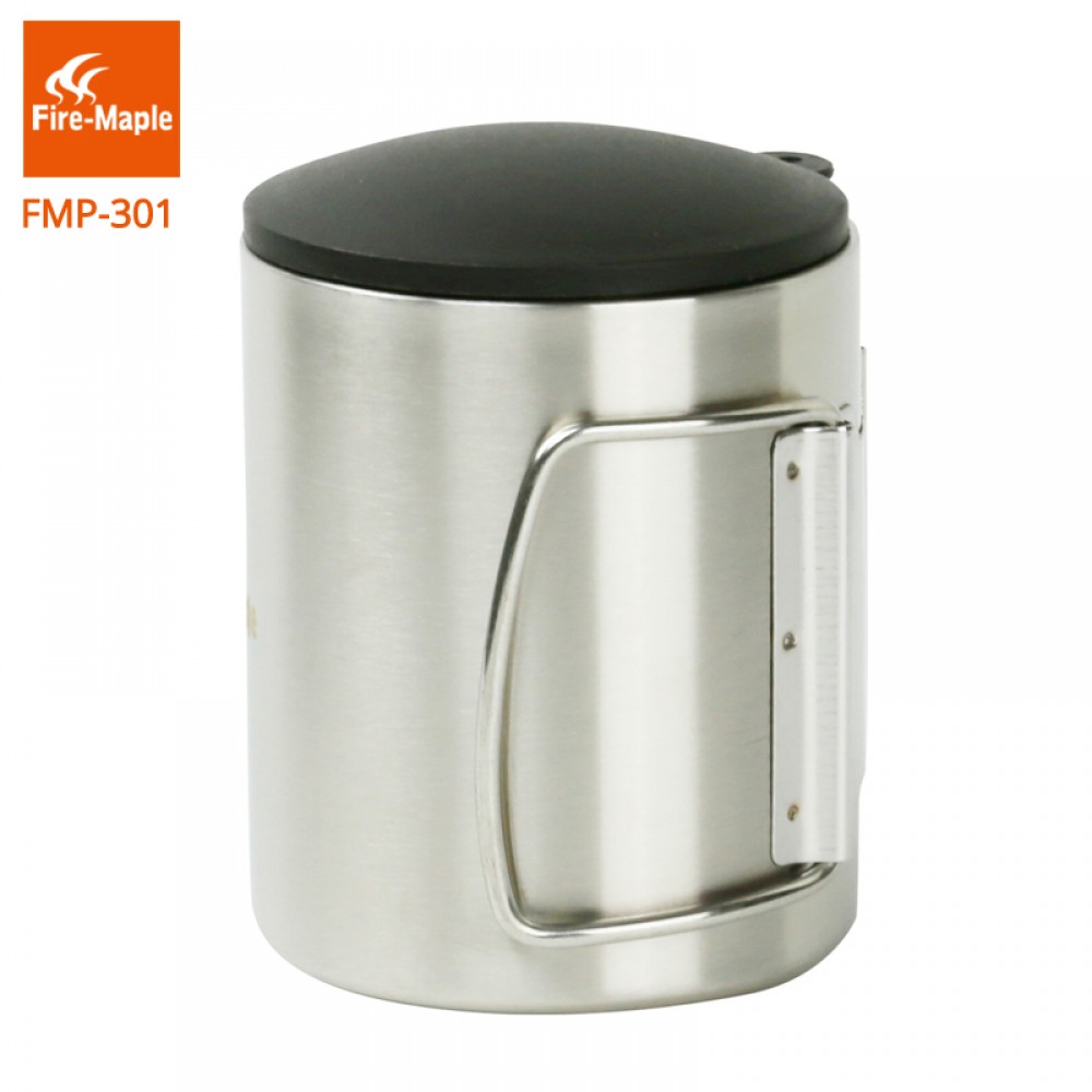Fire Maple Outdoor Lightweight Portable Climbing Camping Trip Travel Stainless Steel Double Insulation Cup 115g 220ml FMP-301 Fire Maple Outdoor Lightweight Portable Climbing Camping Trip Travel Stainless Steel Double Insulation Cup 115g 220ml FMP-301