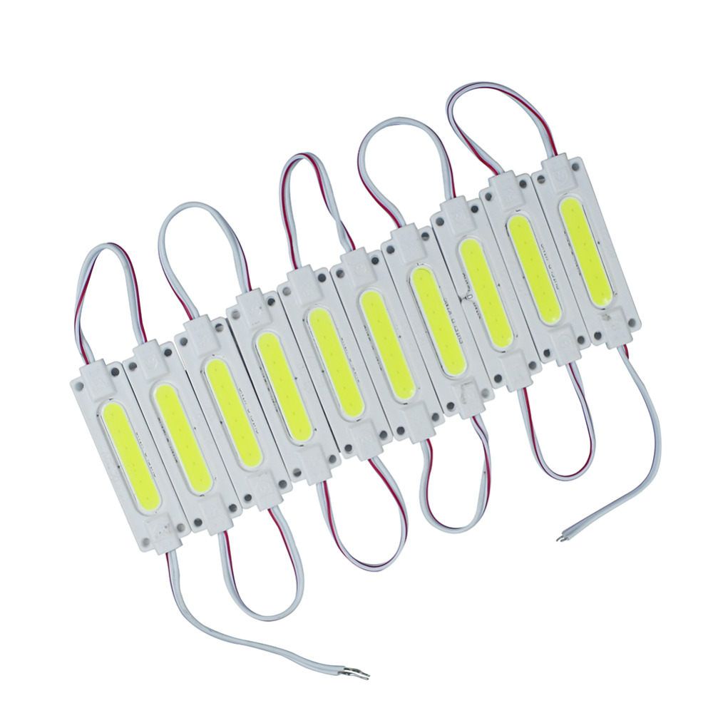 SXZM 10pcs/pack 2W IP65 Waterproof DC12V led COB module Light Advertising lamp led background light warm white/red/blue SXZM 10pcs/pack 2W IP65 Waterproof DC12V led COB module Light Advertising lamp led background light warm white/red/blue