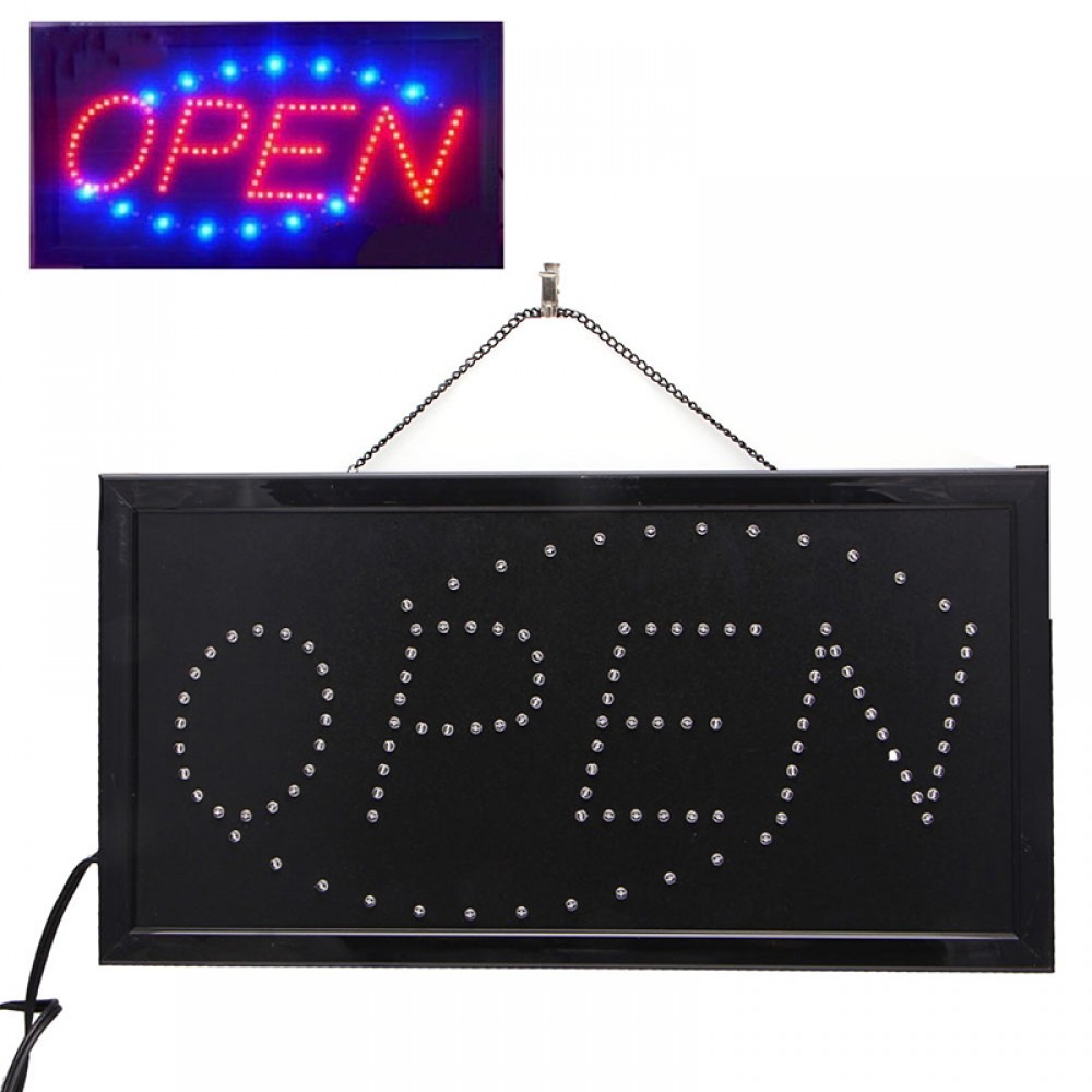 Bright Animated Motion Running Neon LED Business Store Shop OPEN Sign + Switch Bright Animated Motion Running Neon LED Business Store Shop OPEN Sign + Switch