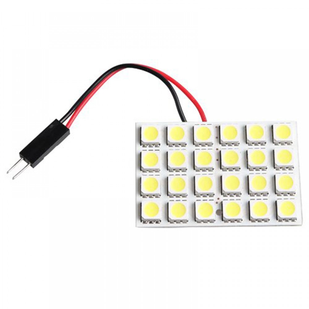 1/2 Set T10 BA9S Festoon Adapters 24 SMD 5050 LED Light Car Auto Reading Panel Interior Dome Lamp DC12V --M25 1/2 Set T10 BA9S Festoon Adapters 24 SMD 5050 LED Light Car Auto Reading Panel Interior Dome Lamp DC12V --M25