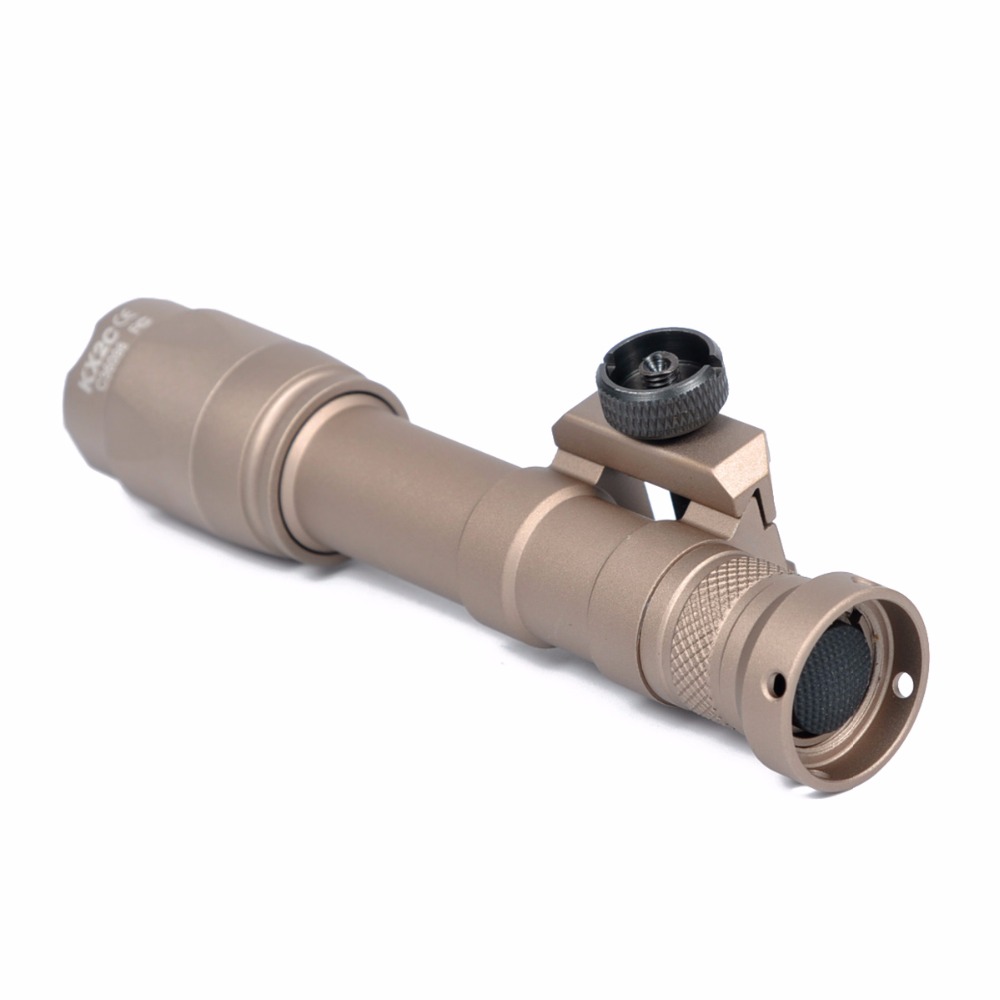 AIMTIS M600C Tactical Scout Light Rifle Weapon Flashlight LED Hunting Spotlight Constant and Momentary Output with Tail Switch AIMTIS M600C Tactical Scout Light Rifle Weapon Flashlight LED Hunting Spotlight Constant and Momentary Output with Tail Switch
