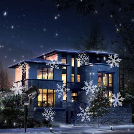 New Year Outdoor Christmas Light Projector Snow Lamps Light Projector Christmas Snow Lamps