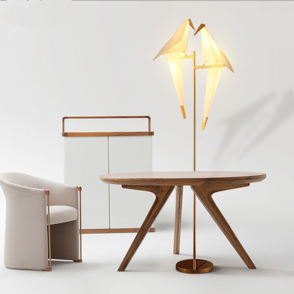 Modern Nordic Bird Paper Cranes Floor Lamp For Bedroom Living Room Standing Lamp Light Fixture Sofa Bedside Reading Lamp Light Modern Nordic Bird Paper Cranes Floor Lamp For Bedroom Living Room Standing Lamp Light Fixture Sofa Bedside Reading Lamp Light