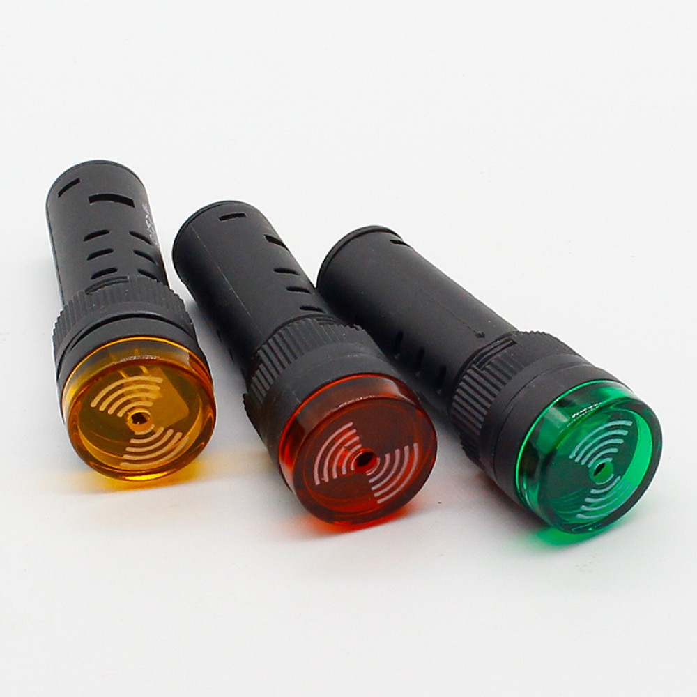 Panel Mount 16mm led Indicator buzzer 12V 24V 220V led buzzer Panel Mount 16mm led Indicator buzzer 12V 24V 220V led buzzer