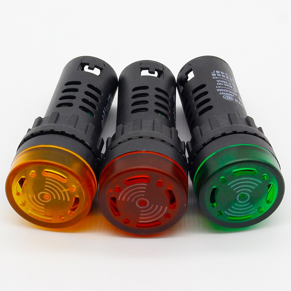 Panel Mount 22mm led Indicator buzzer 5V 12V 24V 110V 220V led buzzer Panel Mount 22mm led Indicator buzzer 5V 12V 24V 110V 220V led buzzer