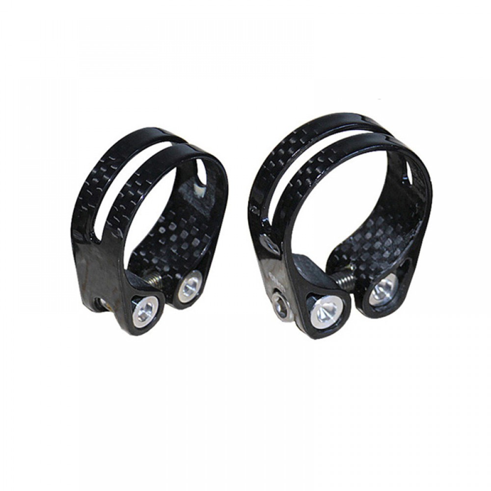 14g Carbon Bike Seat Clamps Water Proof 3K Carbon Fiber Bicycle Seatposts Clamps 31.8mm 34.9mm Super Light 14g Carbon Bike Seat Clamps Water Proof 3K Carbon Fiber Bicycle Seatposts Clamps 31.8mm 34.9mm Super Light