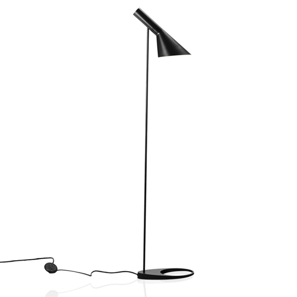 AJ Floor Lamp E27 Black/White Arne Jacobsen Louis Poulsen Metal Stand Floor Lights For Living Room/Country House/Bar/Hotel AJ Floor Lamp E27 Black/White Arne Jacobsen Louis Poulsen Metal Stand Floor Lights For Living Room/Country House/Bar/Hotel