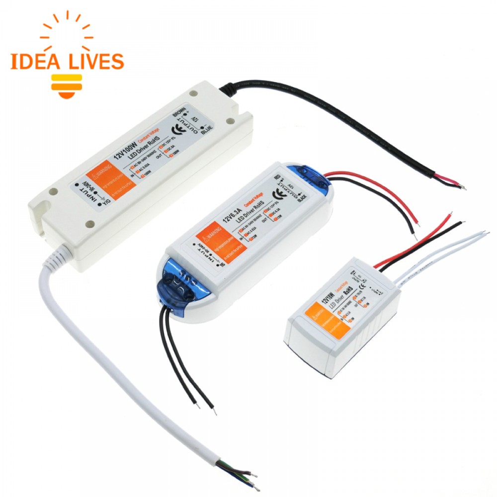 DC12V 18W 72W 100W LED Lighting Transformers High Quality Safy Driver for LED Strip Power Supply DC12V 18W 72W 100W LED Lighting Transformers High Quality Safy Driver for LED Strip Power Supply