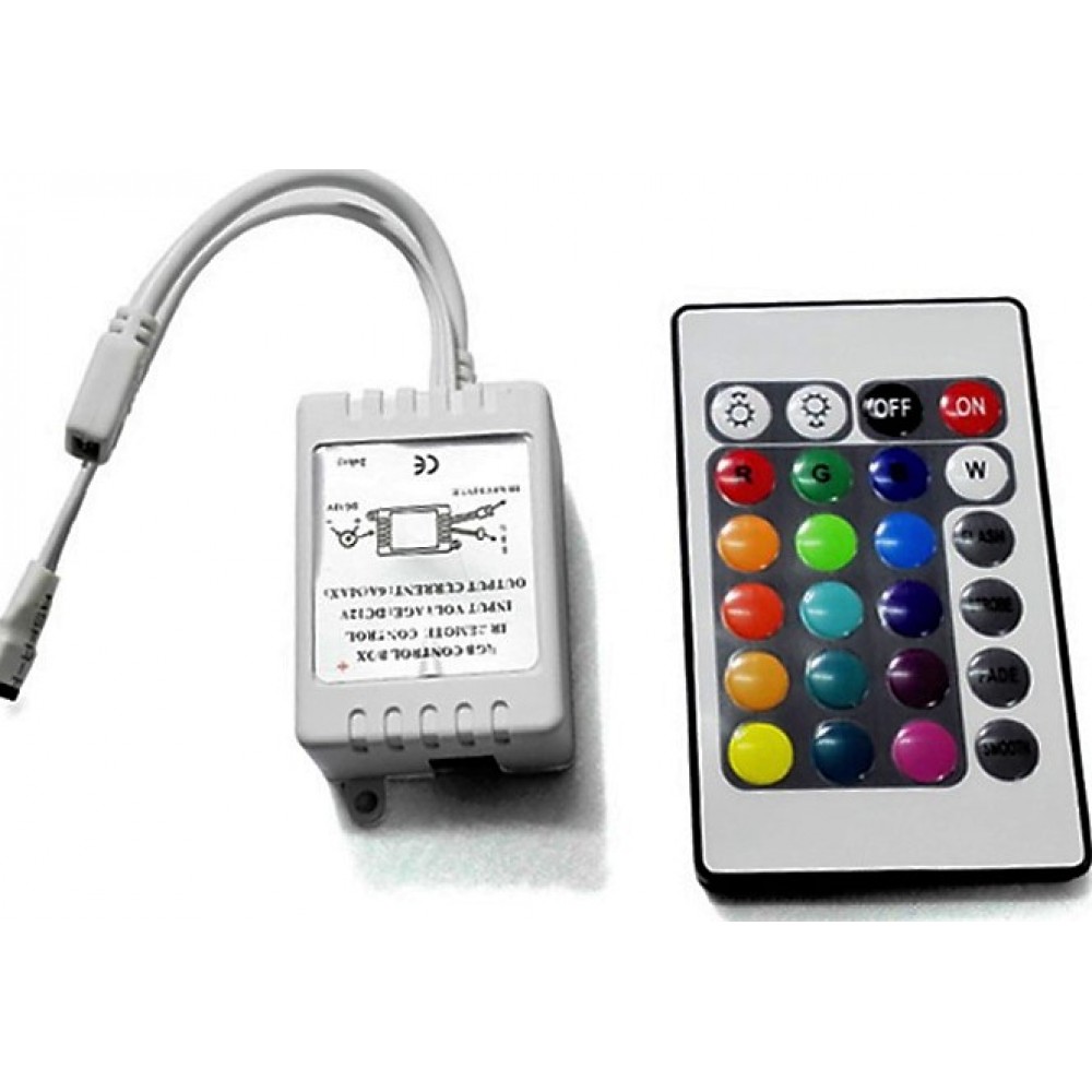 led strip 12V 24 Keys IR Remote Wirlesss Controller for SMD2835 LED Strip LED RGB Control Box Dimmer RGB Controller not battery led strip 12V 24 Keys IR Remote Wirlesss Controller for SMD2835 LED Strip LED RGB Control Box Dimmer RGB Controller not battery