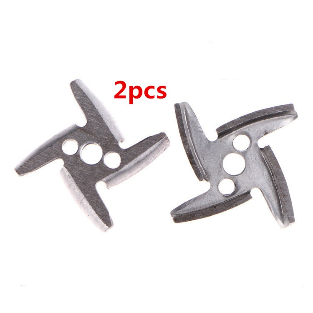 2pcs meat grinder knife parts for meat grinders 420 stainless steel knives meat grinder parts Throwing nikves 2pcs meat grinder knife parts for meat grinders 420 stainless steel knives meat grinder parts Throwing nikves