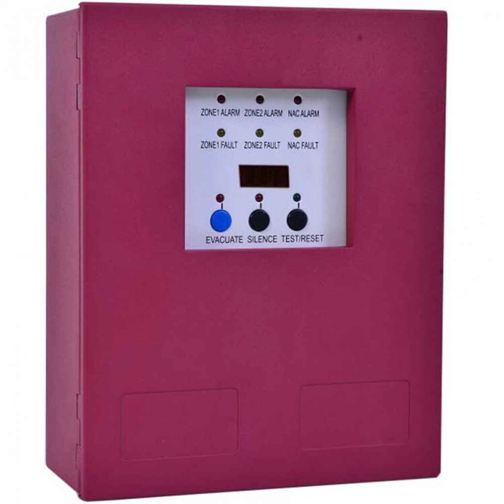 2 Zones Mater or salve Fire Alarm Control Panel MINI Fire Alarm Control System Conventional Fire Control Panel 2 Zones Mater or salve Fire Alarm Control Panel MINI Fire Alarm Control System Conventional Fire Control Panel