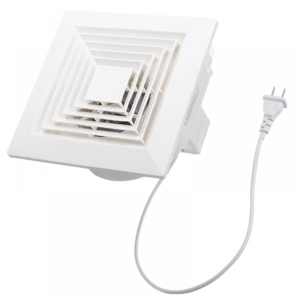 1Pcs White 32W 220V Ventilation Extractor Exhaust Fan Blower Window Wall Kitchen Bathroom Toilet Fan Hole Size 160x160mm US Plug 1Pcs White 32W 220V Ventilation Extractor Exhaust Fan Blower Window Wall Kitchen Bathroom Toilet Fan Hole Size 160x160mm US Plug