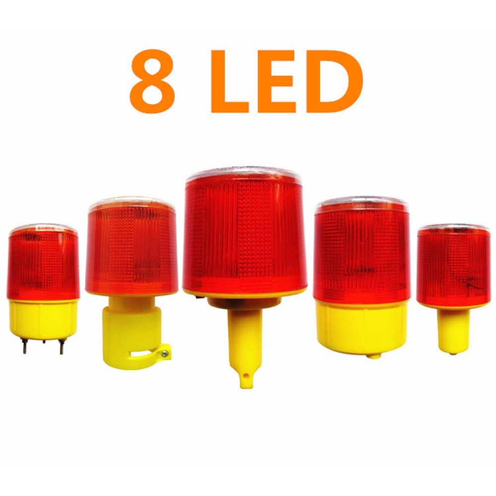 8LED bright LED Solar Powered Traffic Warning Light barricade lights strobe tower warning lights road cone 8LED bright LED Solar Powered Traffic Warning Light barricade lights strobe tower warning lights road cone