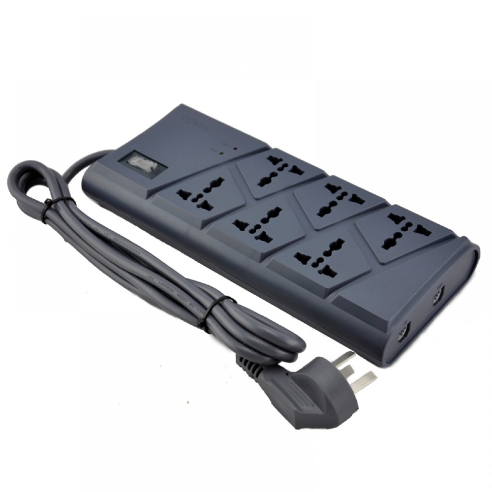 TOWE AP-1026TS surge protection 6 ways GB2099.3 universal 2meters ON/OFF switch surge protector TOWE AP-1026TS surge protection 6 ways GB2099.3 universal 2meters ON/OFF switch surge protector
