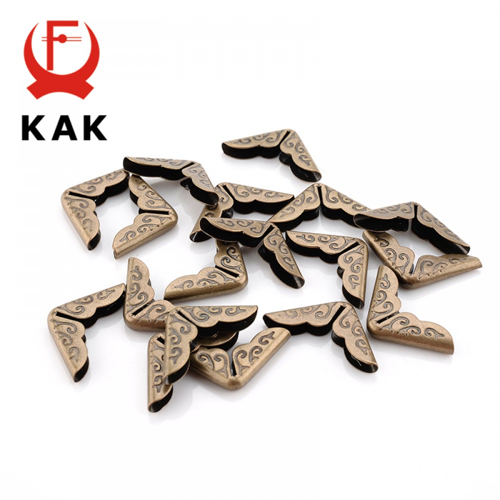 KAK 24pcs 15x15x3mm Antique Brass Metal Book Scrapbooking Notebook Albums Menus Folders Corner Protectors Bronze Tone Hardware KAK 24pcs 15x15x3mm Antique Brass Metal Book Scrapbooking Notebook Albums Menus Folders Corner Protectors Bronze Tone Hardware