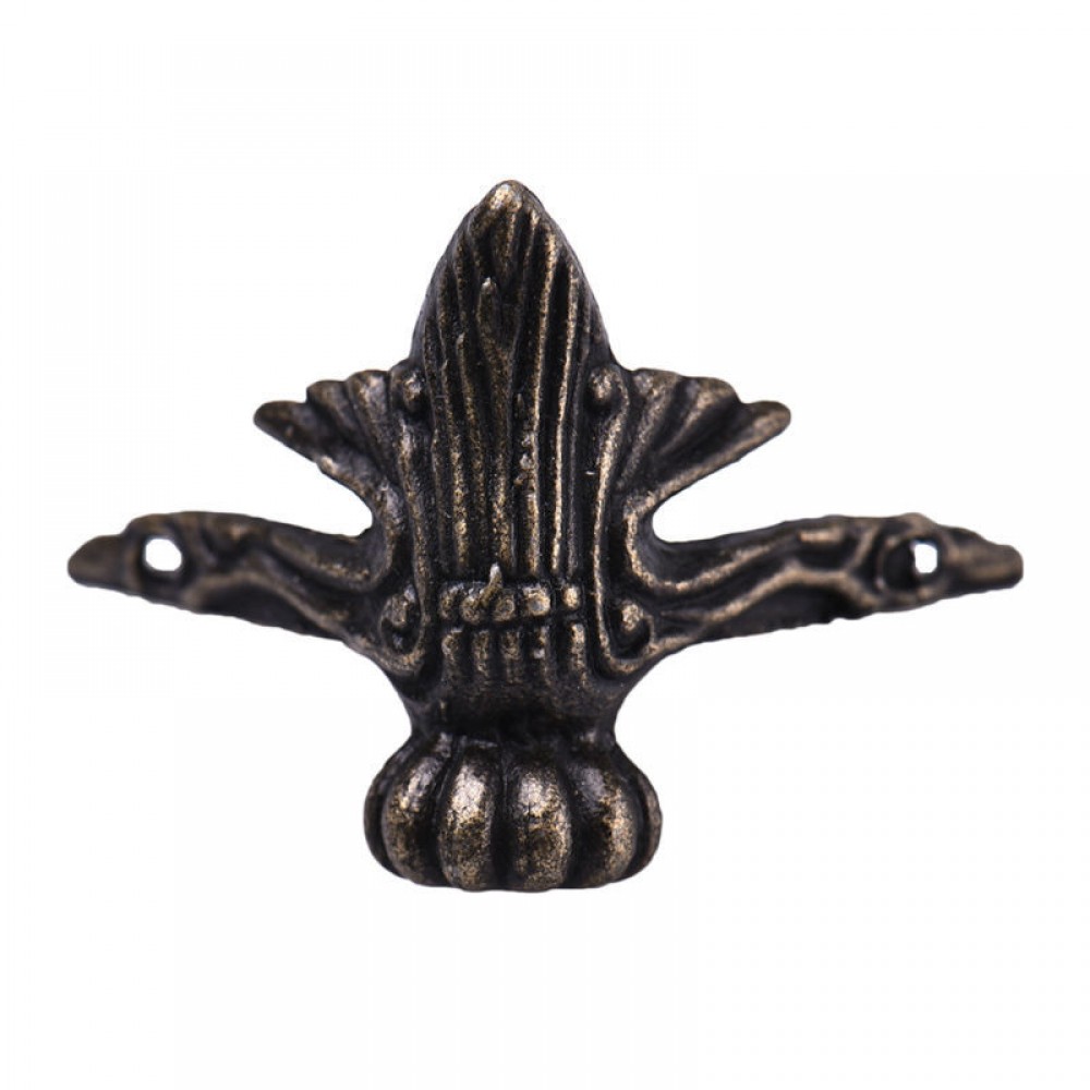 4Pcs/Set Hardware Antique Brass Jewelry Gift Box Wood Case Decorative Feet Leg Corner Protector 4Pcs/Set Hardware Antique Brass Jewelry Gift Box Wood Case Decorative Feet Leg Corner Protector