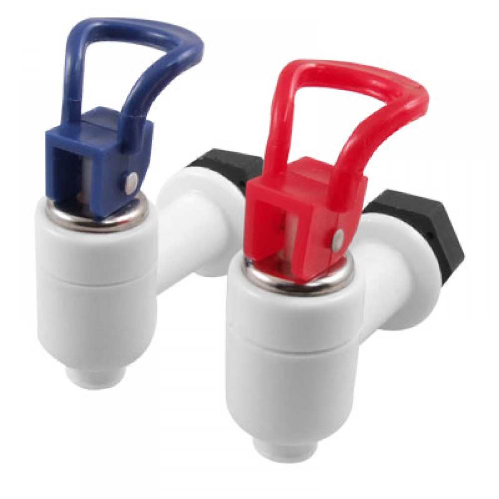 2 Pcs/lot 16.5mm Male Thread Diameter Red Blue White Plastic Spare Part Water Dispenser Ta 2 Pcs/lot 16.5mm Male Thread Diameter Red Blue White Plastic Spare Part Water Dispenser Ta