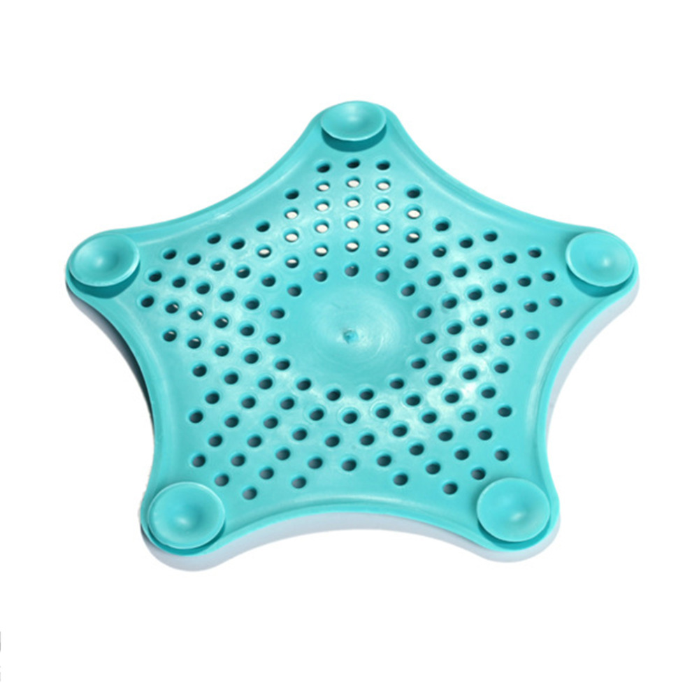 1Pc Star Shape Plastic Kitchen Mint Plan Bath Shower Drain Cover Waste Sink Strainer Hair Filter Catcher House Gadgets 1Pc Star Shape Plastic Kitchen Mint Plan Bath Shower Drain Cover Waste Sink Strainer Hair Filter Catcher House Gadgets