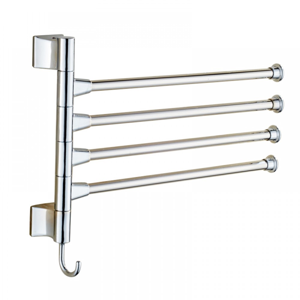 Wall-mounted Towel Rack Steel Bathroom Kitchen Rotating Towel Cloth Polished Rack Holder Hanger Prateleiral Hardware Accessory Wall-mounted Towel Rack Steel Bathroom Kitchen Rotating Towel Cloth Polished Rack Holder Hanger Prateleiral Hardware Accessory