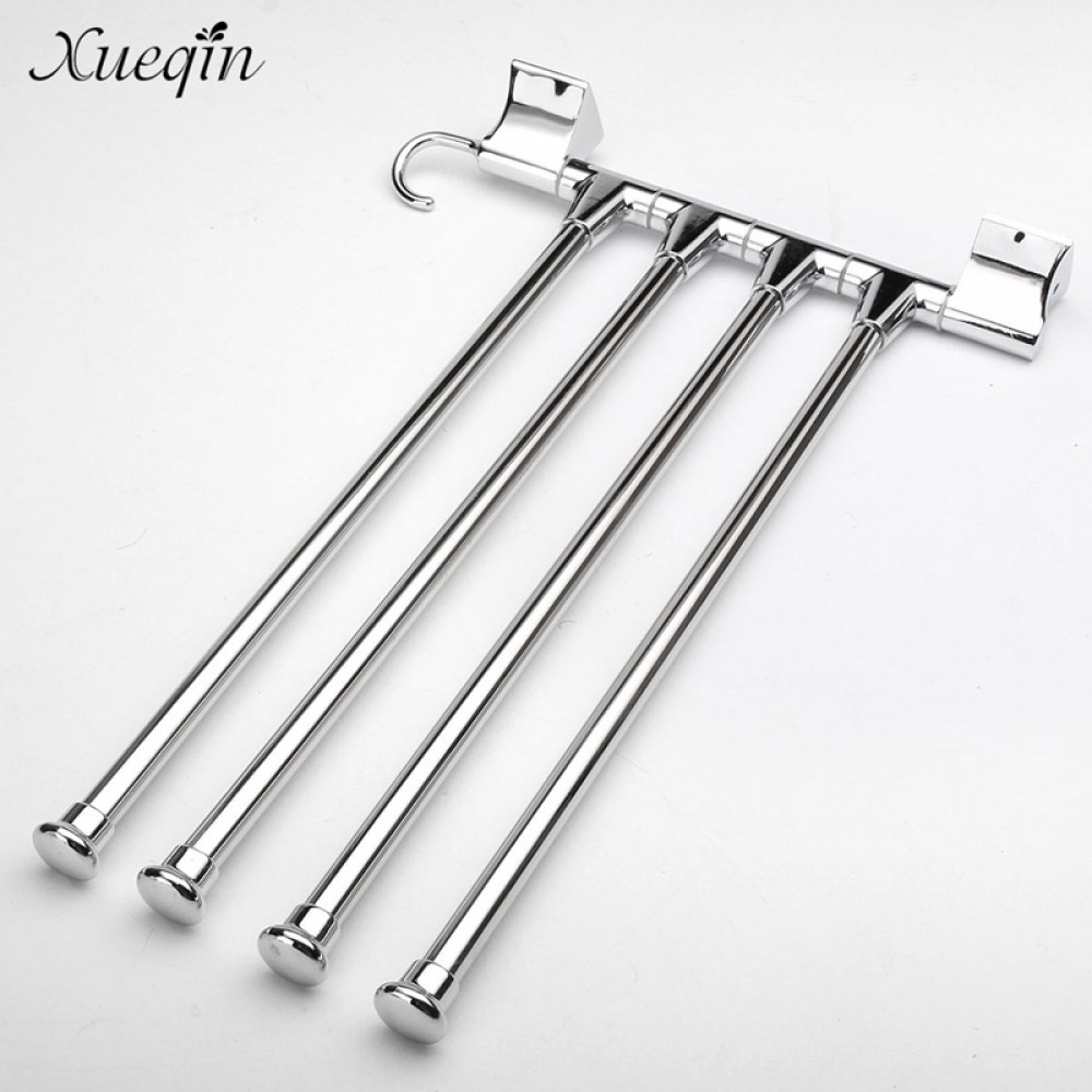 Xueqin Wall Mounted Bathroom Towel Rack Swivel 3 Lyer Towel Clothes Storage Holder Shelf Stainless Steel Xueqin Wall Mounted Bathroom Towel Rack Swivel 3 Lyer Towel Clothes Storage Holder Shelf Stainless Steel