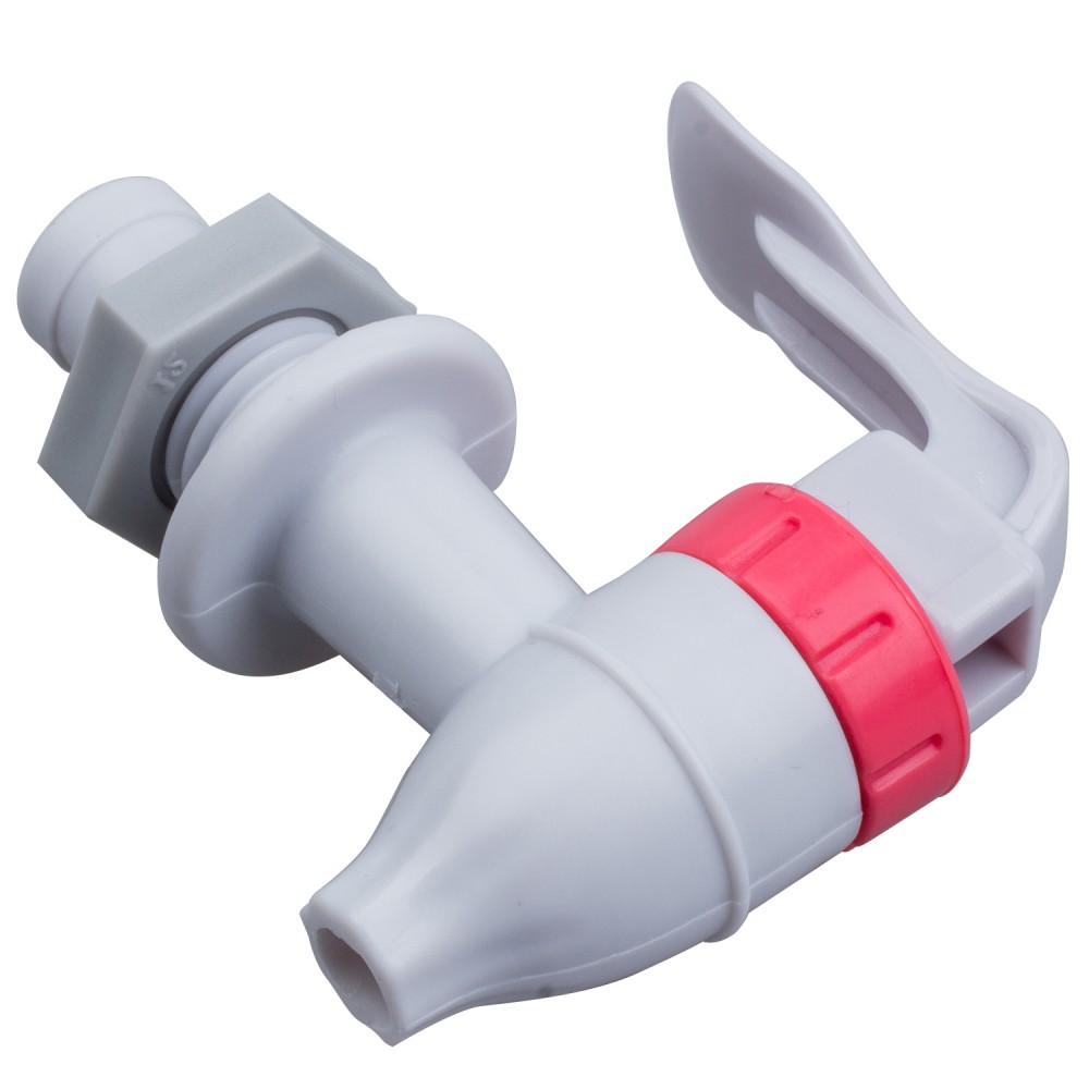 White Red Push Type Plastic Replacement Water Dispenser Tap Faucet White Red Push Type Plastic Replacement Water Dispenser Tap Faucet