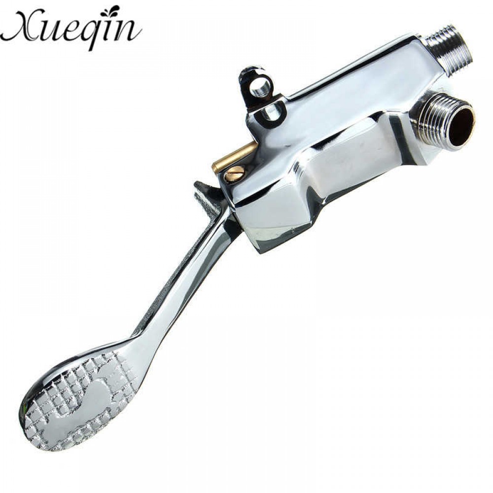 Xueqin Switch Control By Foot Foot Pedal Valve Copper Bathroom Basin Faucet Single Cold Tap Hospital Hotel Pedal Water Faucet Xueqin Switch Control By Foot Foot Pedal Valve Copper Bathroom Basin Faucet Single Cold Tap Hospital Hotel Pedal Water Faucet