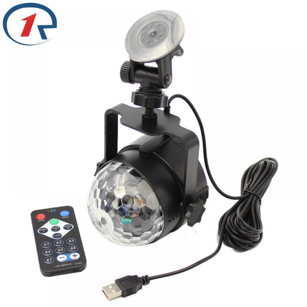 ZjRight IR Remote Magic Rotating Stage Light USB 5V Music control colorful LED Lights gala party effect light disco bar dj light ZjRight IR Remote Magic Rotating Stage Light USB 5V Music control colorful LED Lights gala party effect light disco bar dj light