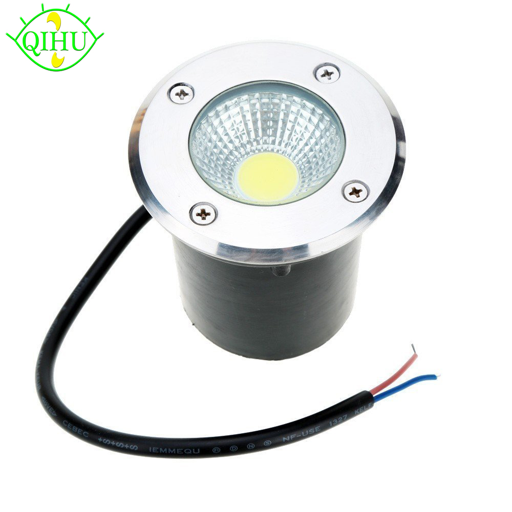 New IP68 5W Waterproof LED Underground Light Outdoor Ground Garden Path Floor Buried Yard Spot Landscape 85-265V DC12V New IP68 5W Waterproof LED Underground Light Outdoor Ground Garden Path Floor Buried Yard Spot Landscape 85-265V DC12V