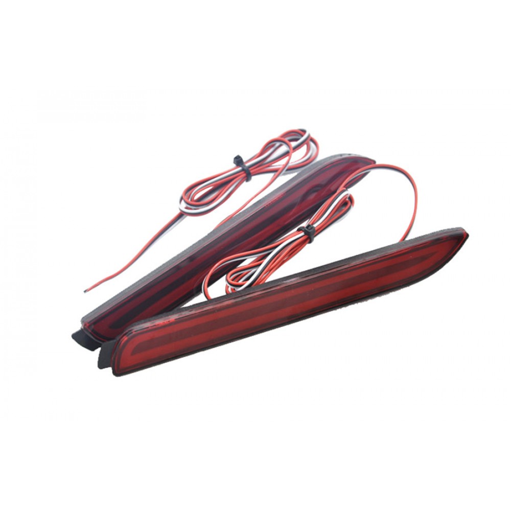 For Toyota Wish Sienna Camry Reiz Verso harrier bumper Reflector LED Guide light back Tail Brake lamp for Toyota bumper For Toyota Wish Sienna Camry Reiz Verso harrier bumper Reflector LED Guide light back Tail Brake lamp for Toyota bumper